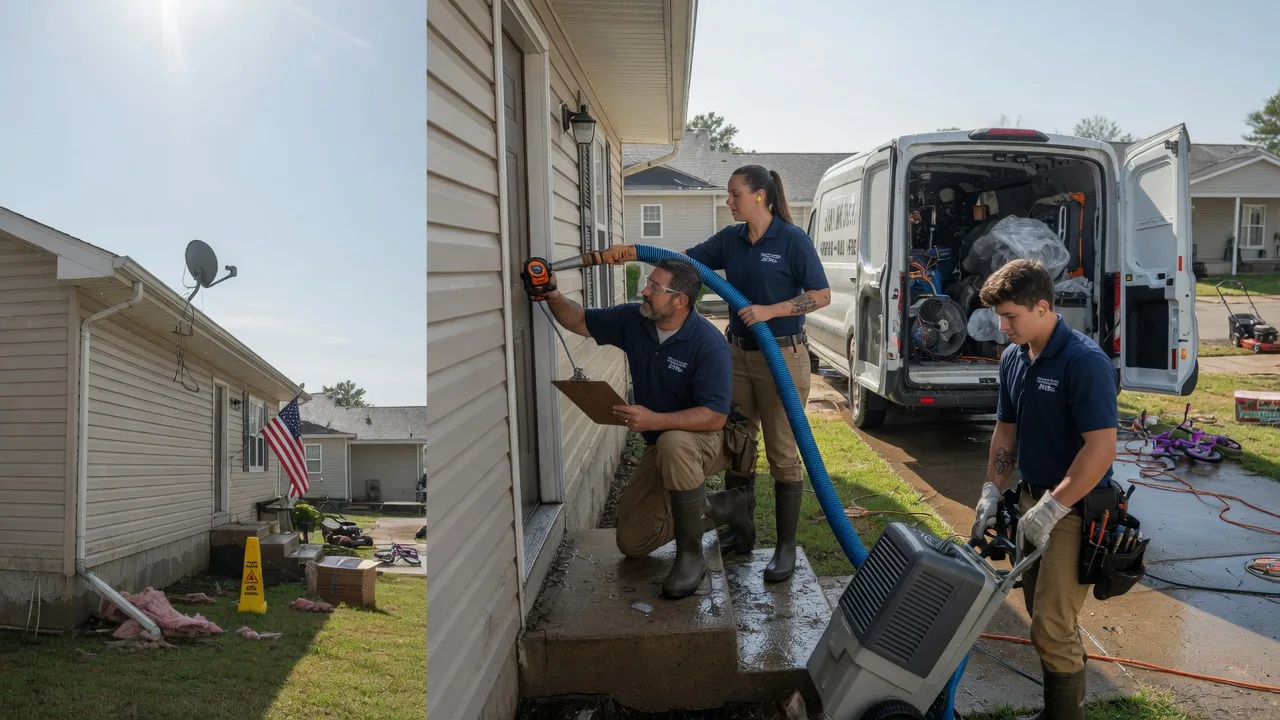 Ceiling Water Damage Restoration in Goldsboro, NC near me